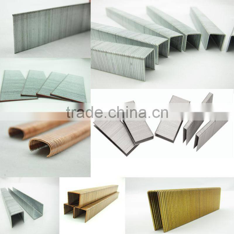 2016 high quality silver color office galvanized standard staples