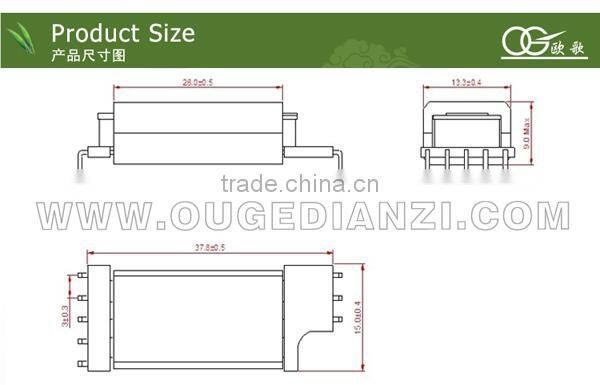 ETD49 transformer bobbin pins