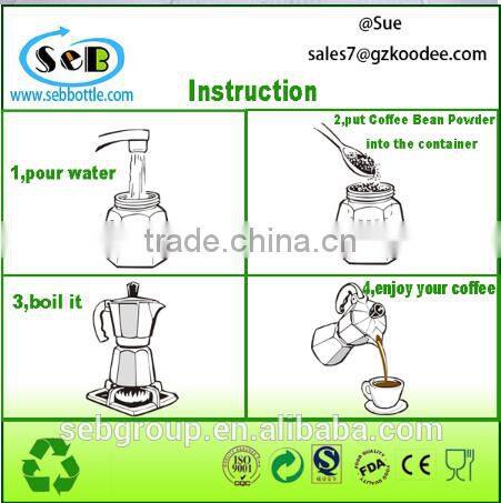 1 cup Traditional moka express coffee Latte Espresso maker pot