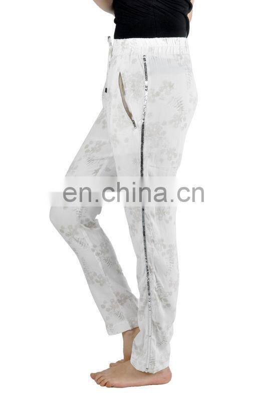 Print Pant Wholesale Women's Sleepwear polyester lounge wear