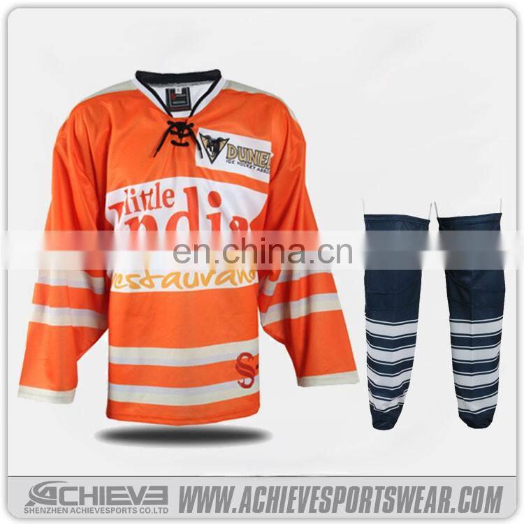 custom made printing hockey uniforms wholesale blank Ice hockey jersey sublimation team hockey wear