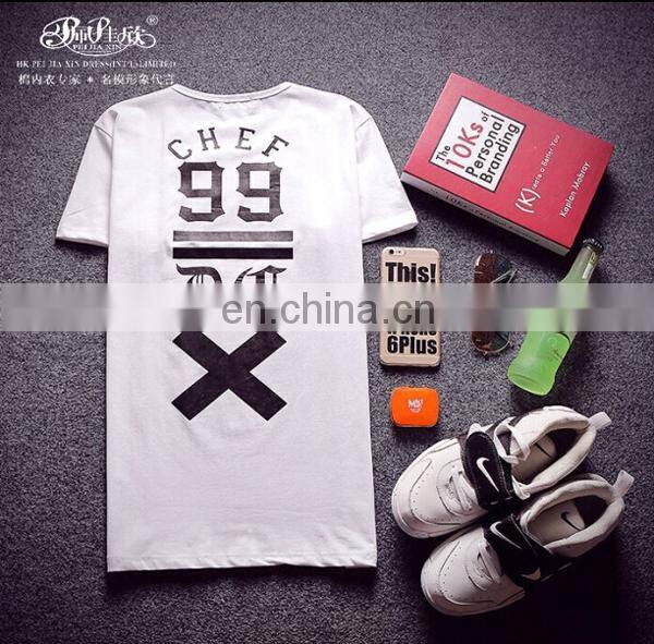 Peijiaxin Fashion Design Casul Style High Quality Cotton Bulk Printing Plain Cotton T shirt