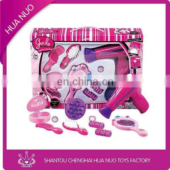 Girl beauty set haircut toy with babie