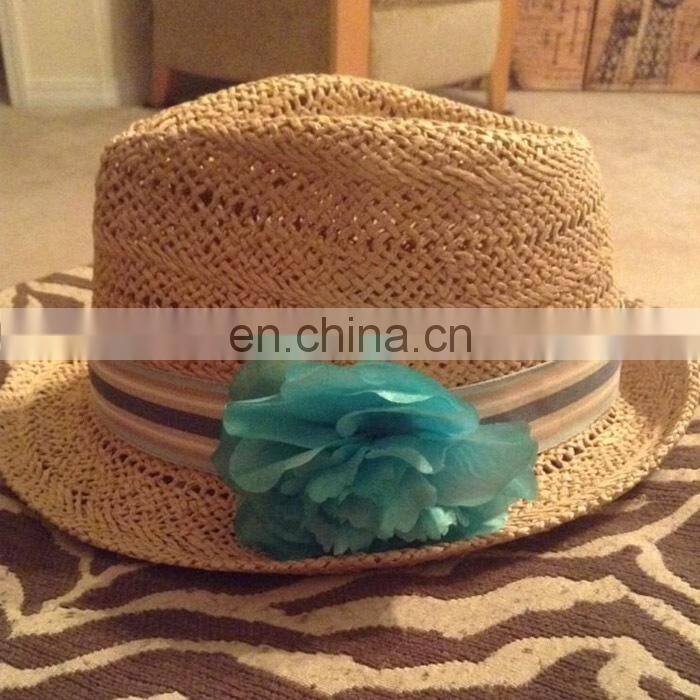 2017 Factory Wholesale Custom Ladies Elegant Hats Straw Hat For Female