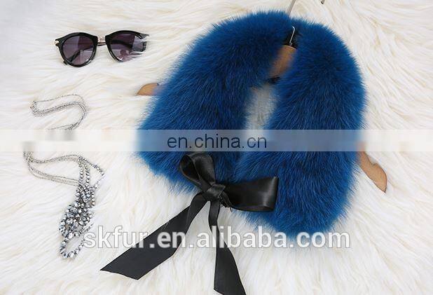 Fashion cute real fox fur collar