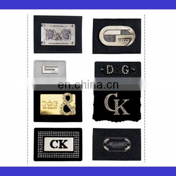 fashion brand custom metal label