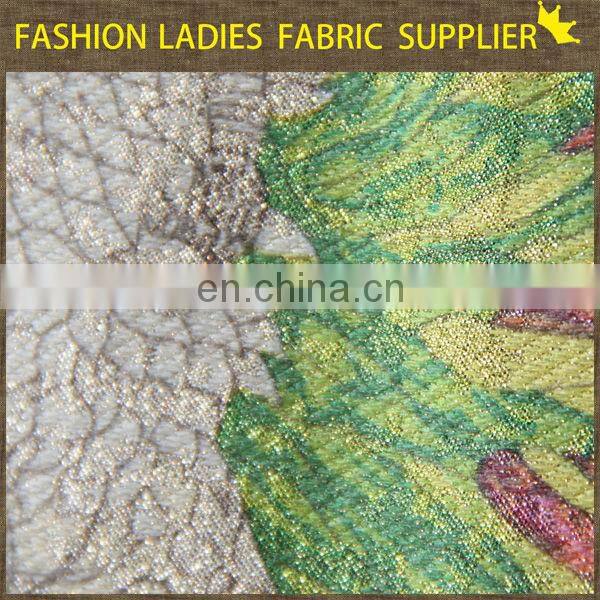 Onway textile 100% Polyester Woven Jacquard Walf Checks Pongee Fabric