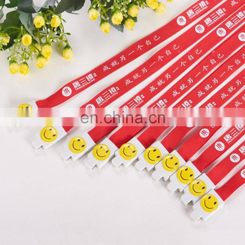 water bottle pvc custom logo fashion polyester lanyards