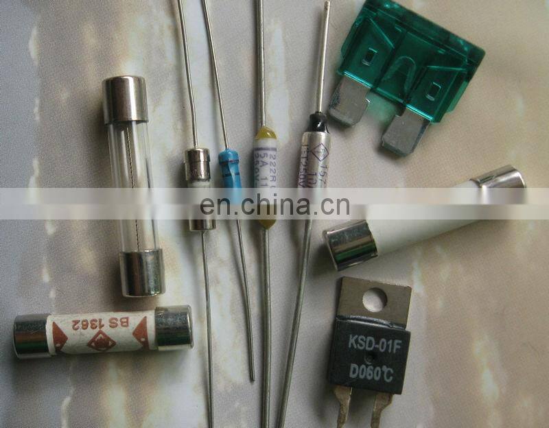 Types of fuses(glass tube fuse,ceramic fuse, auto fuse,thermal fuse)