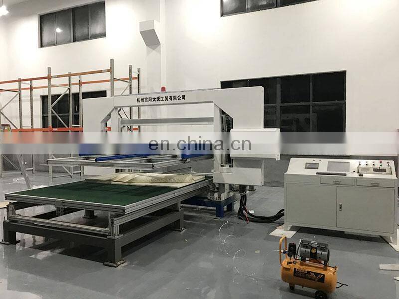 D&T CNC circular blade sponge cutting machine thermocol cutter