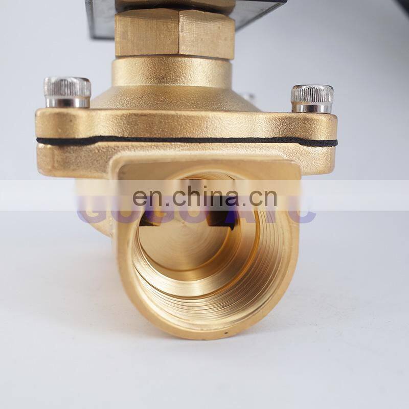 Explosion proof solenoid valve brass normally open 1 inch 1-1/4" 2 way coal mine dust natural gas NO solenoid valve