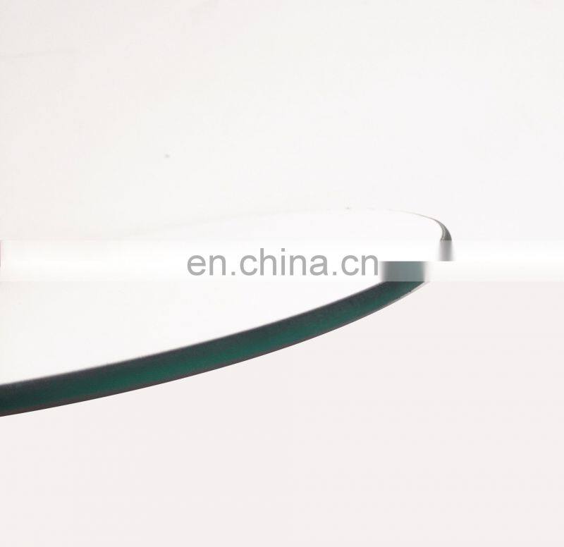 Unique design glass cup mat round mirror plate