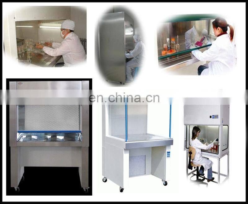laboratoey equipment Class 100 Single-person Horizontal Clean Bench Laminar Flow Hood lab furniture from guangzhou