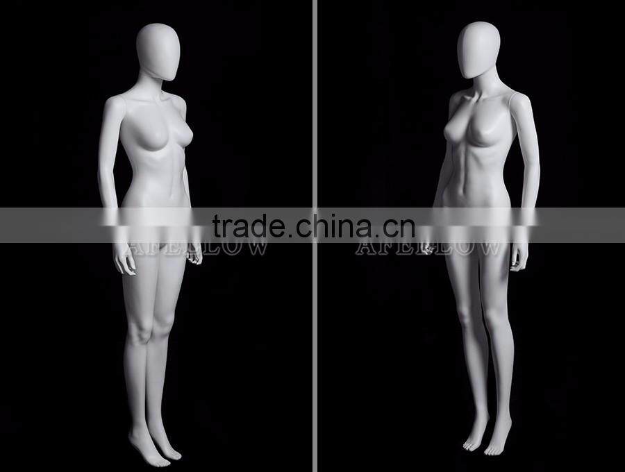 Abstract White female full body plastic women mannequin SF6W