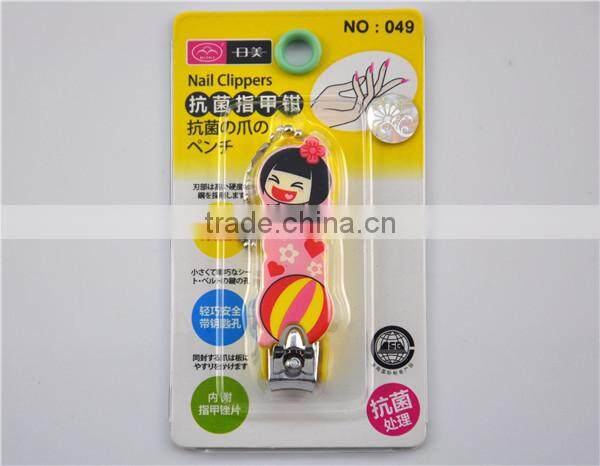 2014 wholesale promotional item nail clipper beautiful girls japan