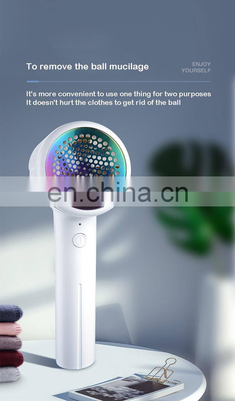 2021 PRITECH Compact Size Rechargeable Usb Charging Cable Portable Lint Remover Clothes