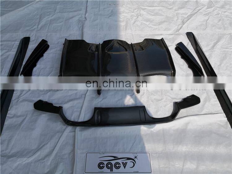 front & rear diffuser for bmw M4 f82 with rear spoiler wing