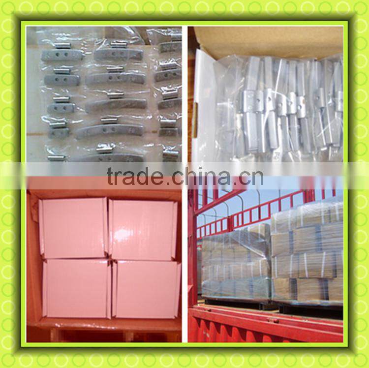 direct factory price clip on wheel balance weight holeless for truck