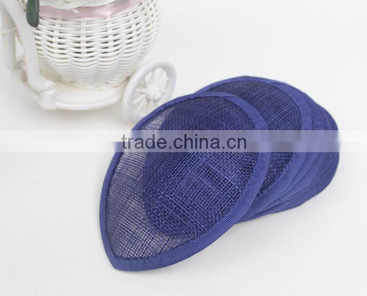 13.5*10.5cm Purple Fascinator Base For Sinamay Hat