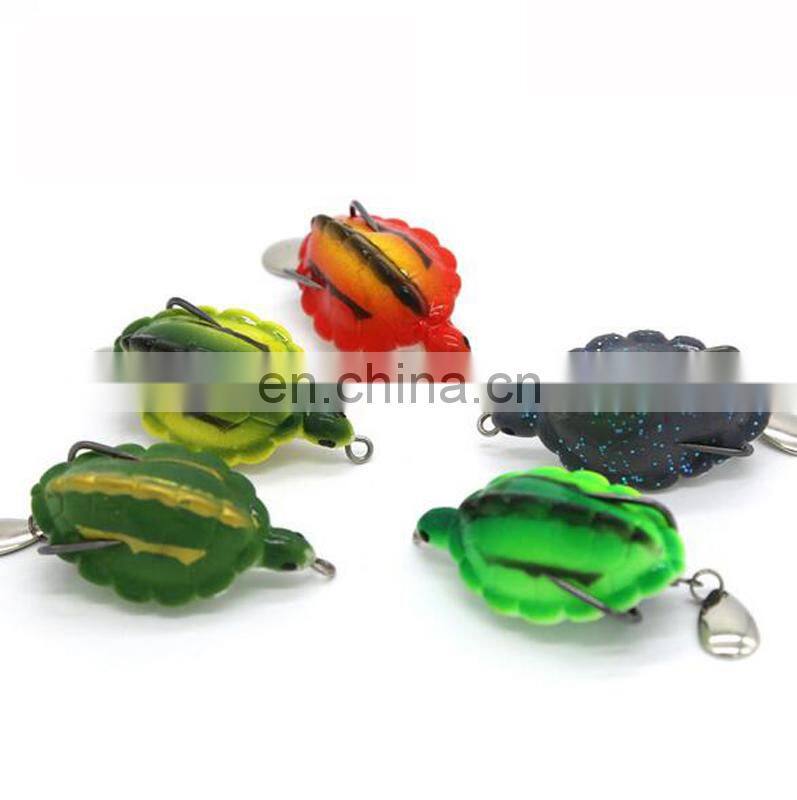 5.5cm 12g Freshwater Fishing Tackle Snakehead Lifelike Turtle Chinese Lures