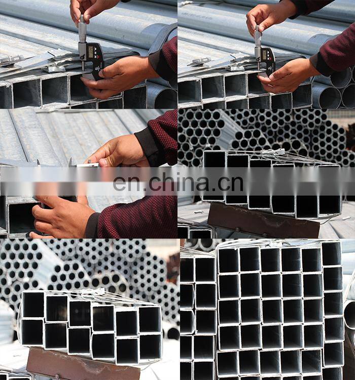 Supply square tube Galvanized square tube custom metal tube profile