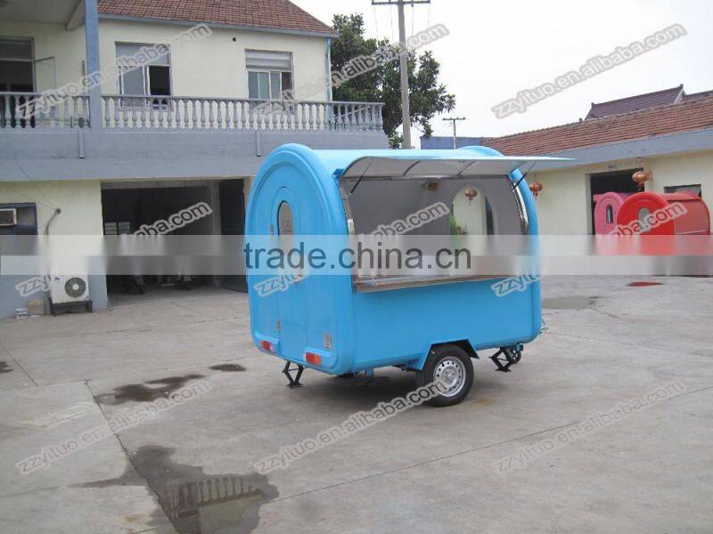 Made In Chima Mobile Ice Cream Cart Hot Sale Customized Logo Street Fast Food Truck/ Fast Food Trailer/ Fast Food Cart