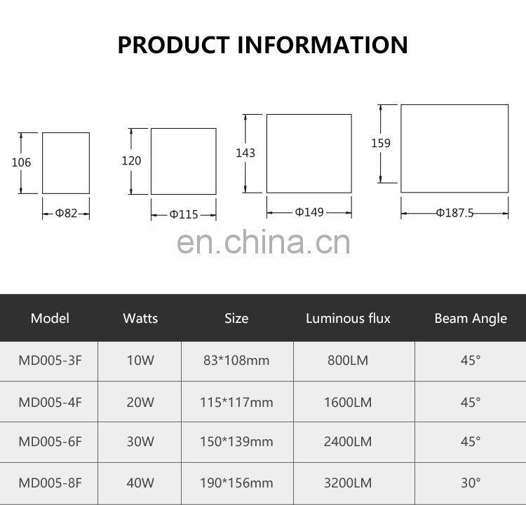 Hot Selling White Black Body Fixture Recessed Adjustable Commercial 10Watt LED Down Lights