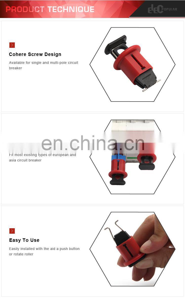 Hight Quality Electrical Safety Miniature Circuit Breaker Mcb Lockout