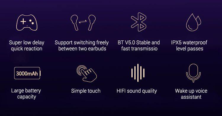 Amazon top seller 2020 headphones/earphone M18 Pro wireless