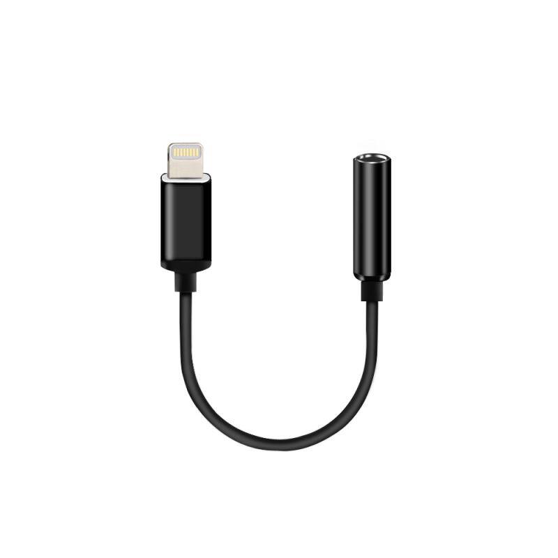 Original quality MFi 8pin to 3.5MM female audio jack adapter for iphone 8