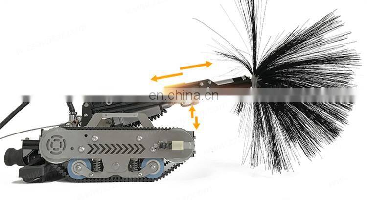 Remote control gas duct/air condition pipe washing equipment robot duct cleaning machine for sale