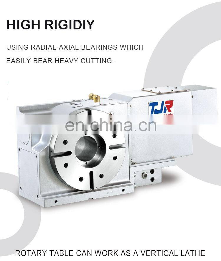Good quality metal working hydraulic rotary table 4th axis nc rotary tables for cnc milling machines