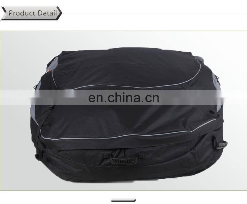 19 Cubic Ft Rooftop Cargo Carrier Bag Waterproof Luggage Carrier for SUVs Roof Top Storage Soft Cargo Bag Luggage Travel Bag