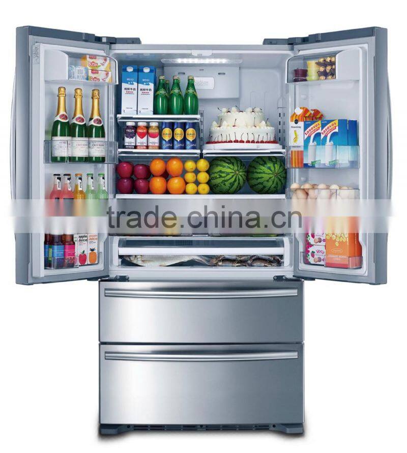 New design side by side french door refrigerator price