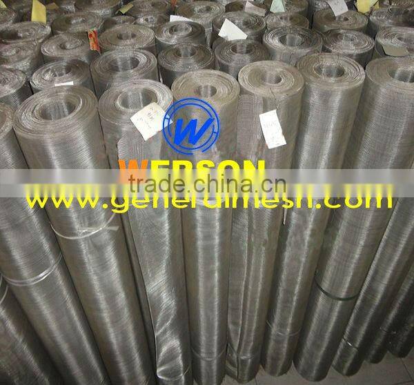 General mesh Stainless steel wire mesh screen for light rock sieve ,2-635 mesh