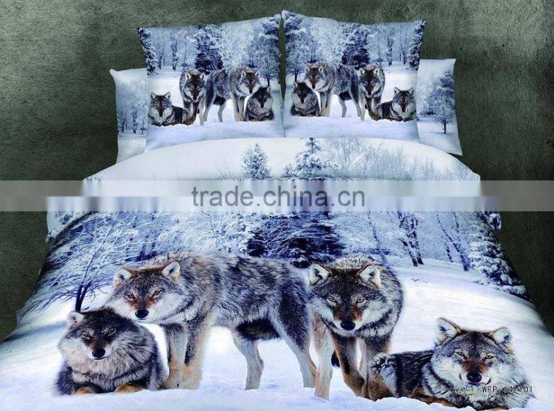 Digital printing cotton silk polyester fabric