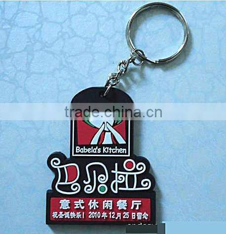 Soft PVC keychain, promotional keychain, 2D/ 3D custom key chain