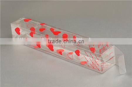 sweet heart lipstick plastic packing with lid