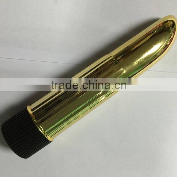 Top Selling Sex toys Female sex masturbation toys Golden color massage stick vibrator
