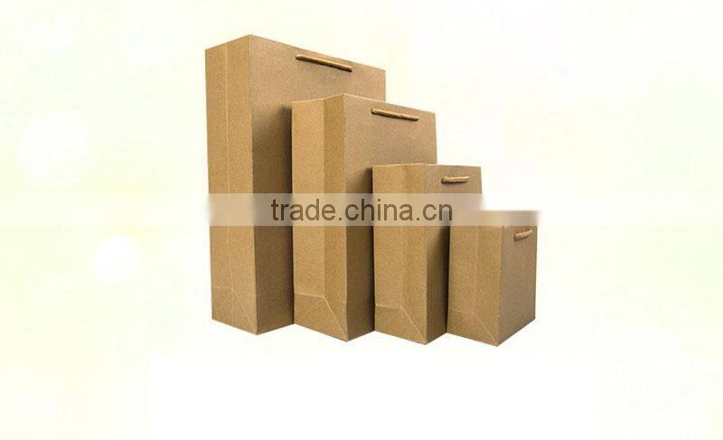 Custom printed full colors pantone bags printing brown paper kraft bag