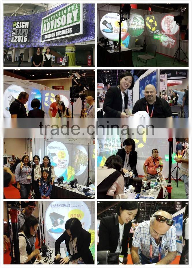 10000 lumens projector waterproof LED rotary gobo light image move rotate