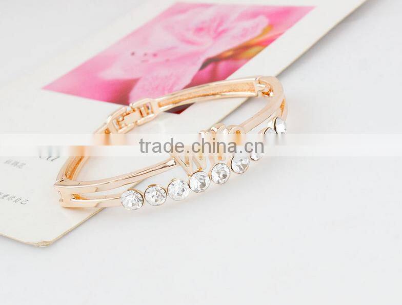 Wedding Jewelry Stainless Steel Love Heart Bangles Bracelet For Wife