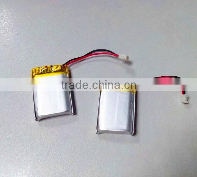 Low price in stock 502040 430mah li-ion pouch cell / small battery 3.7v 430mah 5 * 20 * 40mm