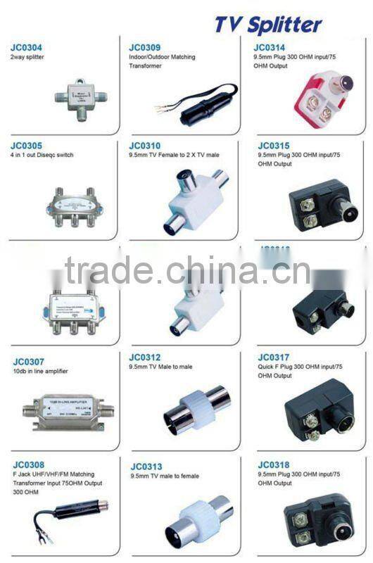 Indoor outdoor TV Matching transformer