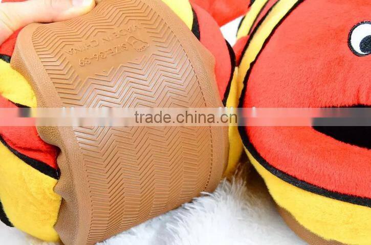 Fashion cute shoes warm shoes slip cartoon animal cotton slippers floor shoes boots