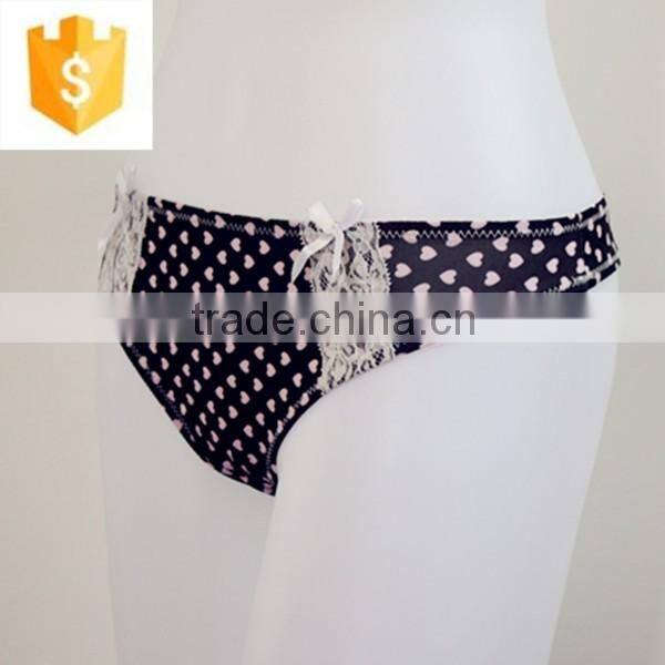 lovely girls underwear panties,microfiber and lace material,OEM accepted