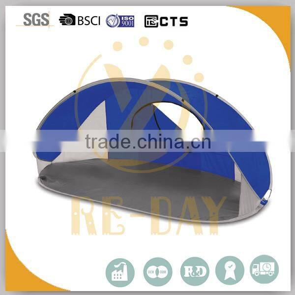 Best selling 2016 Spring Steel Wire Pop up Beach Tent