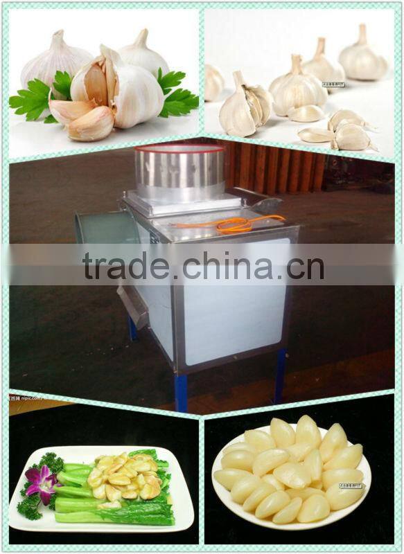 Dry way garlic beating machine