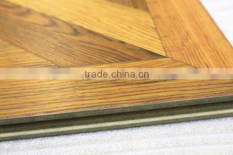 806*403*12mm foshan laminate parquet flooring