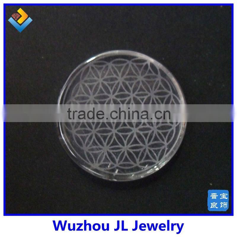 Natural Crystal Pendant Necklaces Flower Pendant Flower Of Life Pendant